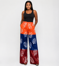 Grace Kpou Sunset Royale Wide-Leg Palazzo Trousers