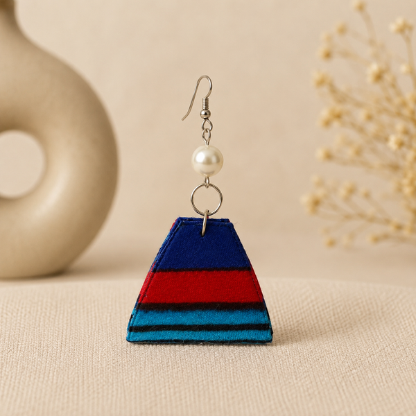 Azure & Ruby Ankara Drops