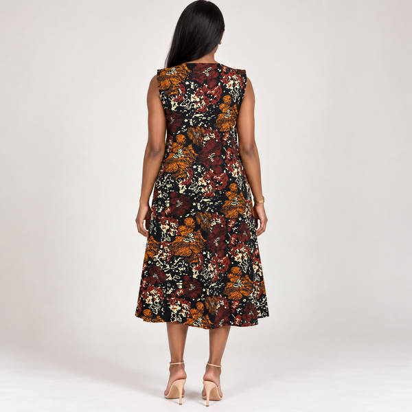 Grace Kpou Bow-Tie Midi Dress