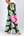 Grace Kpou Leaf Patch Cargo Palazzo Trouser