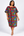 Grace Kpou Floral Stripe Midi Shift Dress