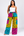 Grace Kpou Colour Block Cargo Palazzo Trousers