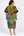 Grace Kpou Stone Embellished Floral Patchwork Midi Dress