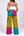 Grace Kpou Colour Block Cargo Palazzo Trousers
