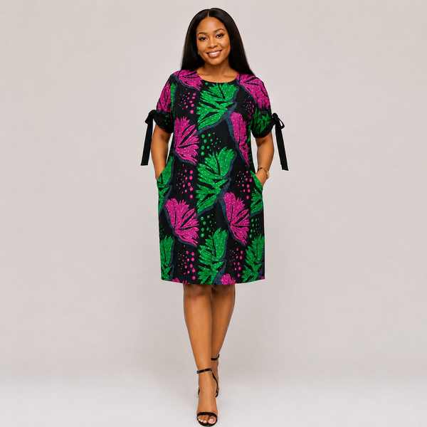 Grace Kpou Amara Straight-Cut Dress
