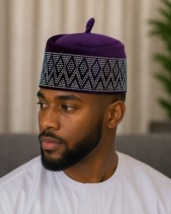 Grace Kpou Royal Amethyst Crystal Cap
