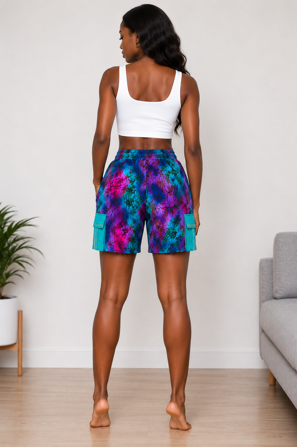 Grace Kpou Aurora Bloom Cargo Short