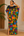 Grace Kpou Multicoloured Leaf Print Bubu Kaftan