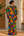 Grace Kpou Multicoloured Leaf Print Bubu Kaftan