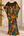 Grace Kpou Multicoloured Leaf Print Bubu Kaftan